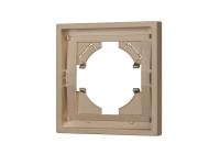 Рамка пластиковая FRM-TENDO-PL-1-GD