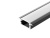 Профиль LINE-2308-F-2000 ANOD BLACK Профиль LINE-2308-F-2000 ANOD BLACK