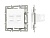 Механизм компьютерной розетки двойной SCT-MPC2-PL-WH (RJ-45, CAT6)