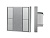 INTELLIGENT ARLIGHT Кнопочная панель DALI-201-23-2G-DIM-DT6-IN Silver (BUS, Frame)
