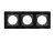 Рамка стеклянная FRM-GLARE-GC-3-BK